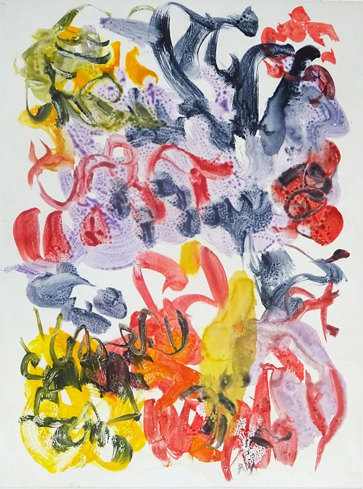 Arlene Farenci, Las Terranas No.1, Watercolor Monotype, 18"x24", $800
