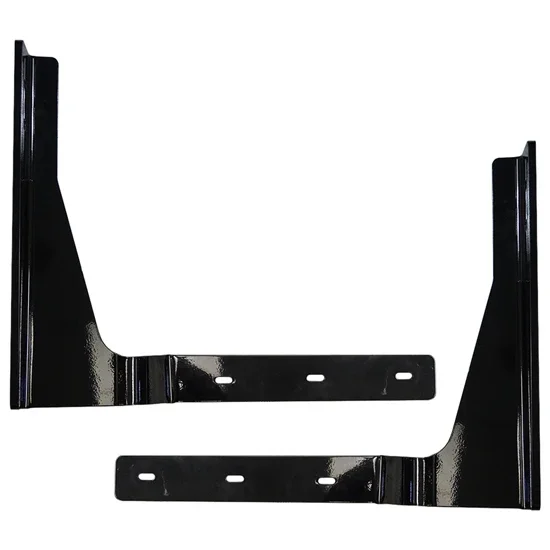 Kenworth T680 2013 - 2021 Powder Coated Steel Front Hidden Fender Bracket Kit