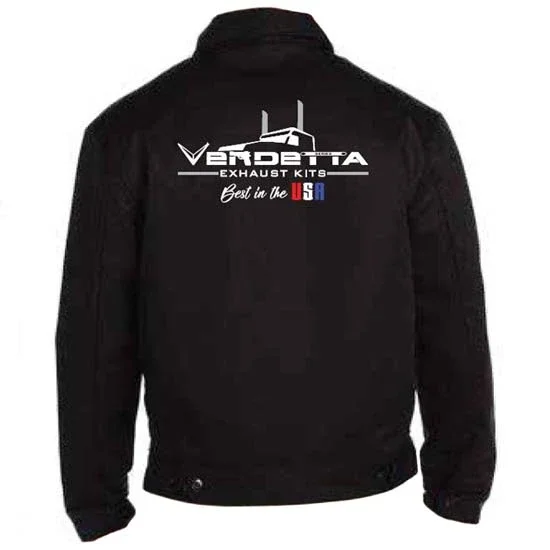 Black Dickies Vendetta Work Jacket PPR_201017