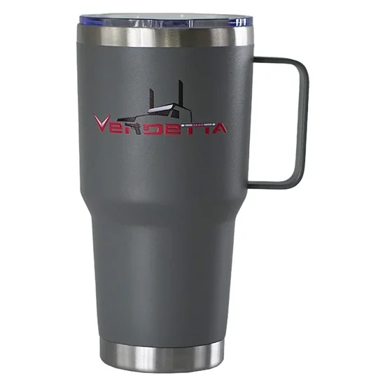 Vendetta Gray 30 Oz Travel Mug