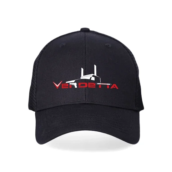 Vendetta Black Ball Cap W/ White Logo