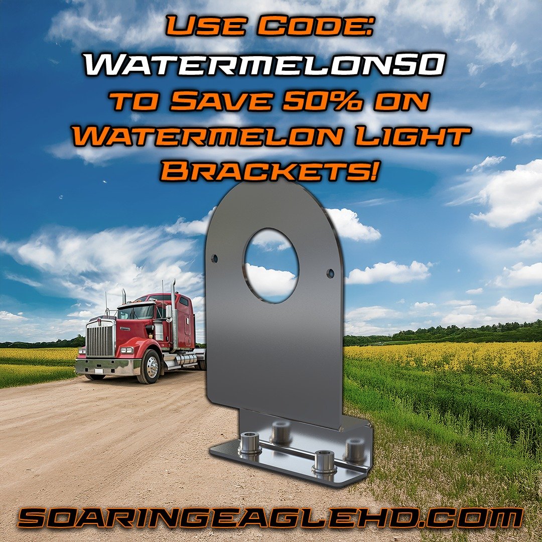 We have too many Watermelon light brackets! Save 50% When you use Code: WATERMELON50 at checkout! Help us Clear out some shelf space and get yourself some Incredibly Durable, High Quality Stainless Steel Watermelon Light Brackets at an unbeatable pri