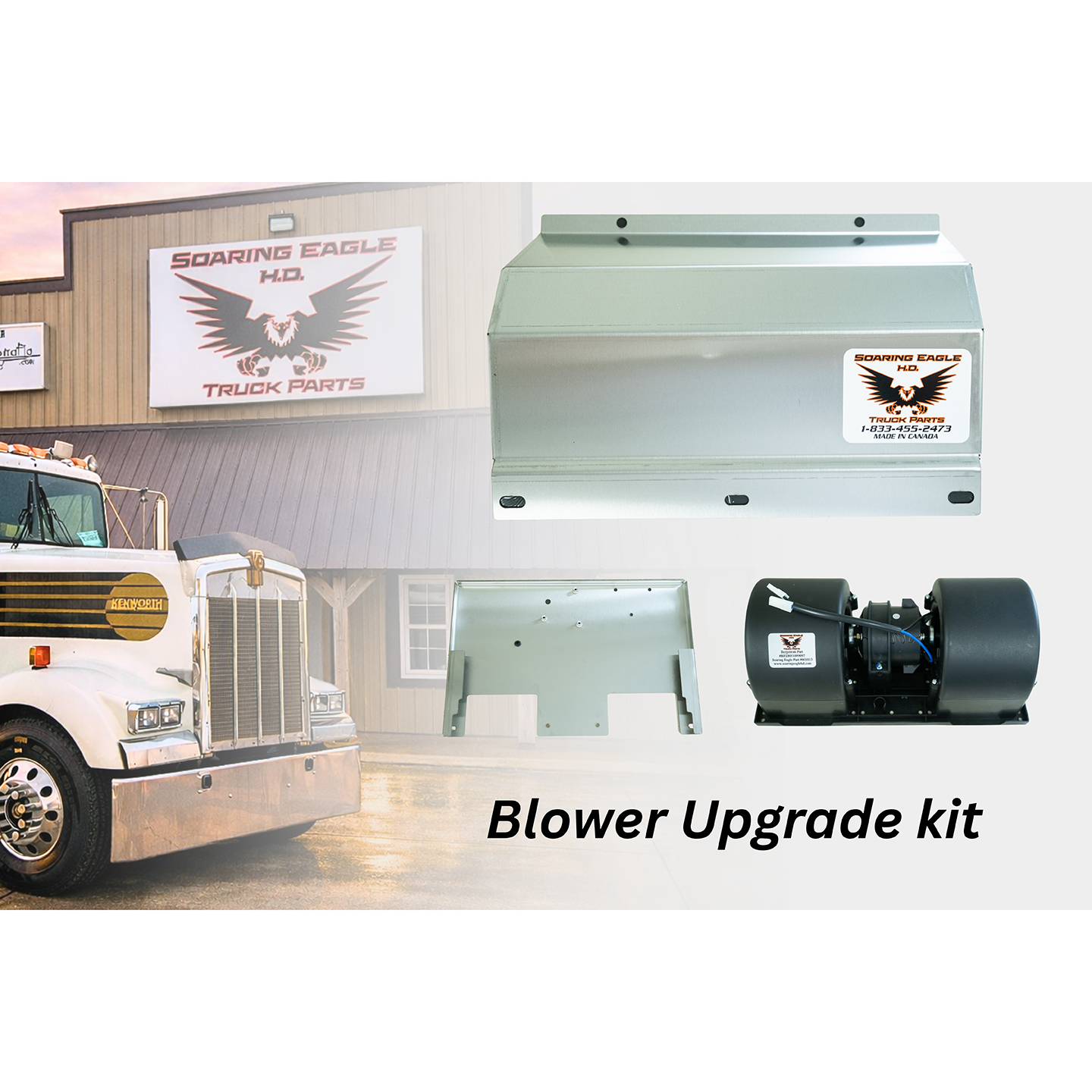 Blower Upgrade Kit, Stainless or Aluminum 1987-2014 (Part#'s 601007,601008)