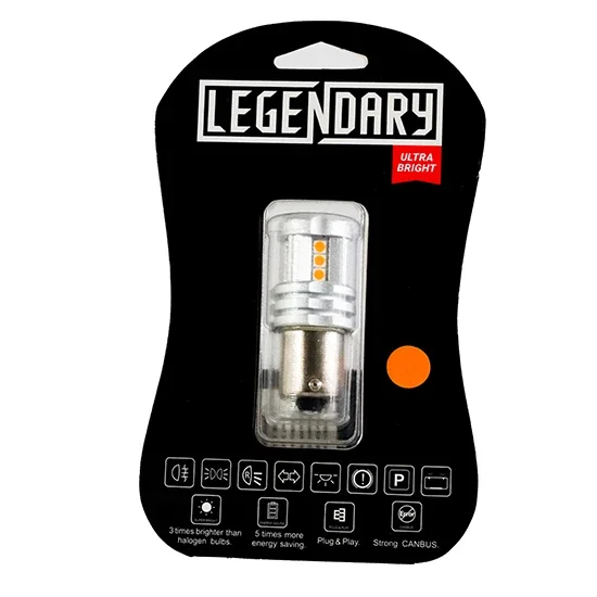 Legendary 15 Diode Amber 3157 LED Bulb