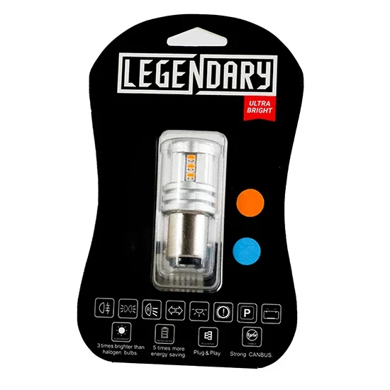 Legendary 15 Diode Amber Dual-Color 1157 LED Bulb