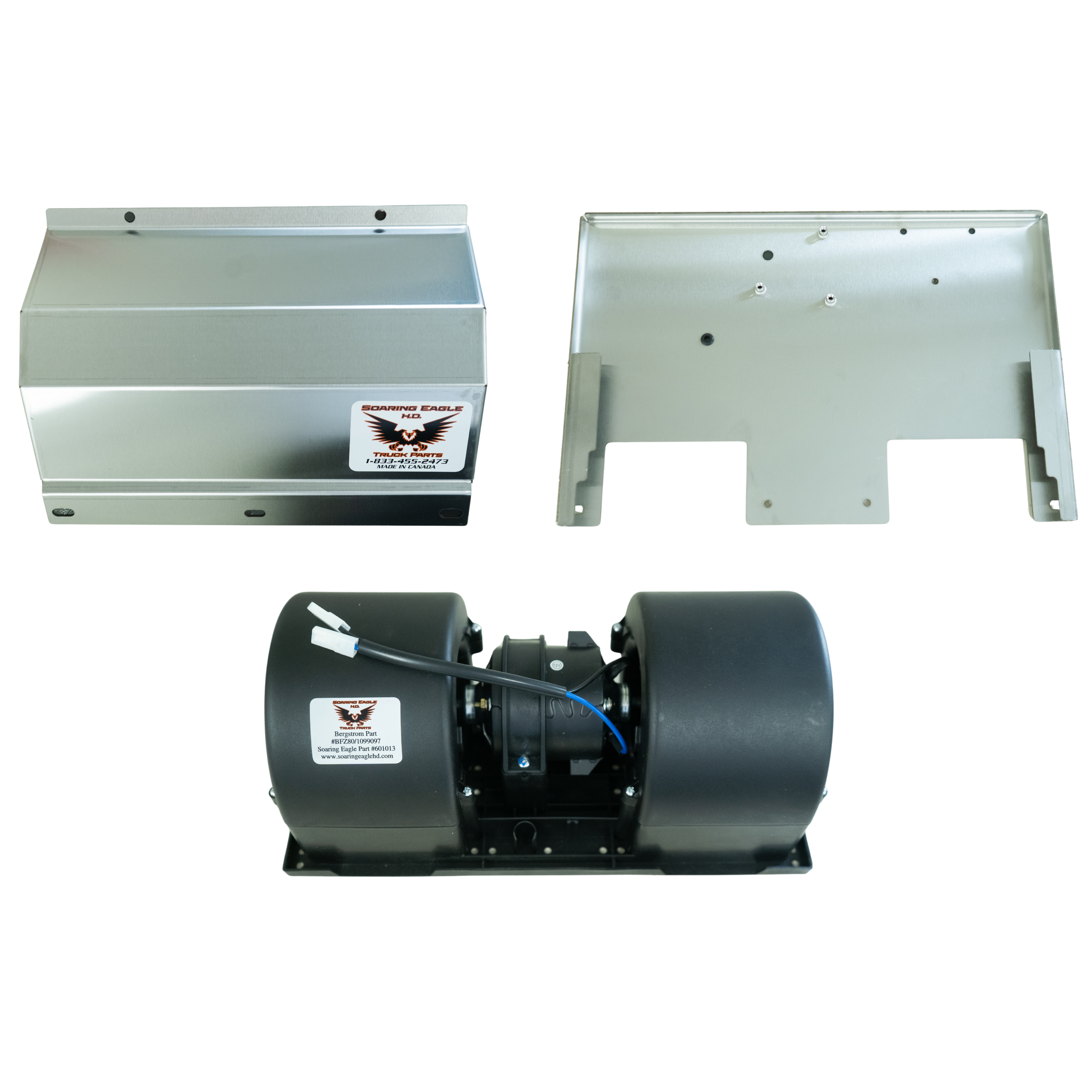 Blower Upgrade Kit, Stainless or Aluminum 1987-2014 (Part#'s 601007,601008)