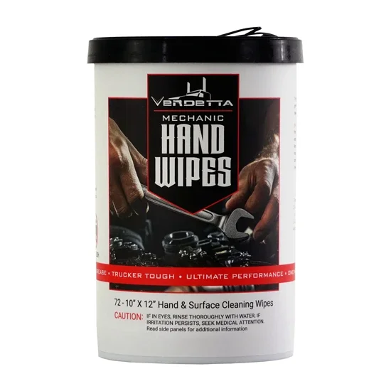Vendetta Hand and Surface Cleaning Wipes � 70 Count with Dispenser