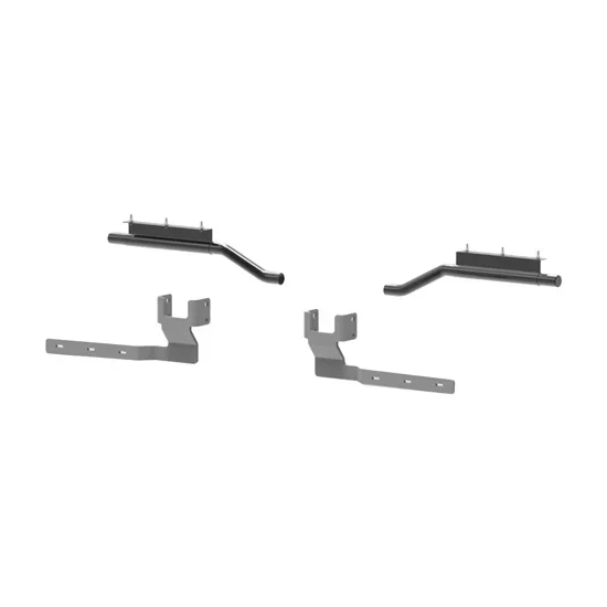 Stainless Steel Half Fender Hidden Bracket Kit For 2004-Older Peterbilt Low Air Leaf  For Peterbilt