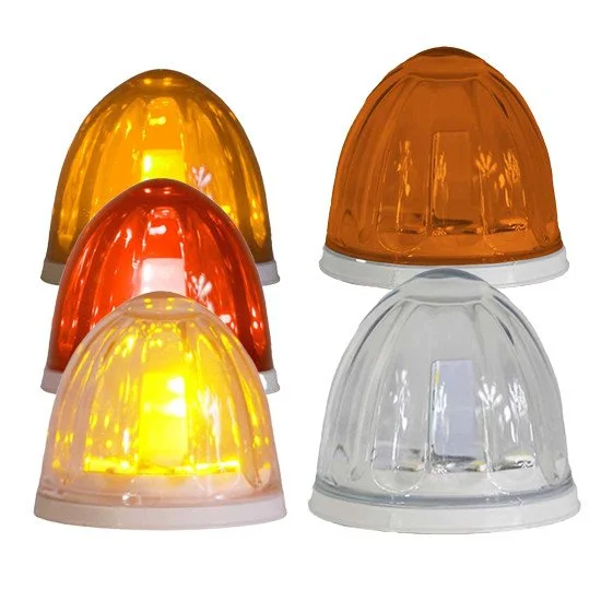 Legendary Extreme 2 Inch Glass Amber Watermelon W/ 3 Wire LED Light