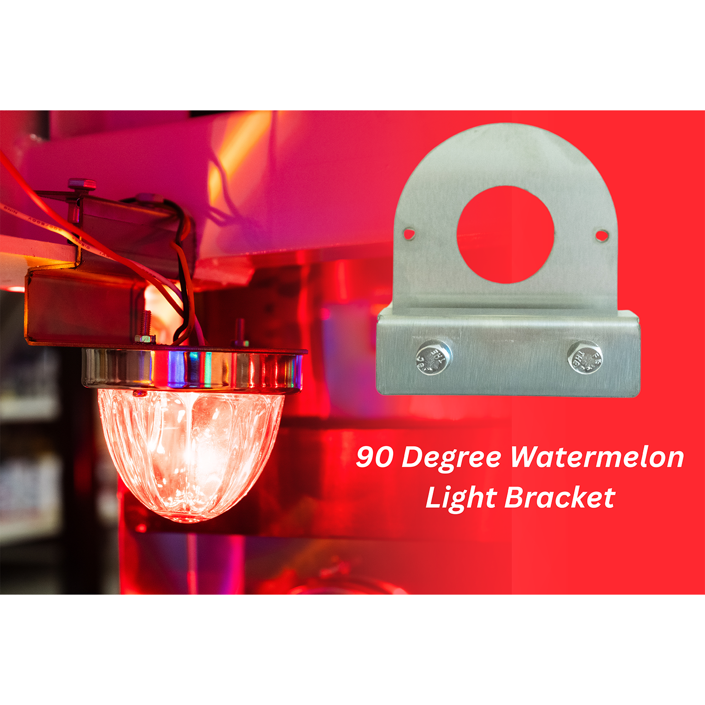 Stainless Steel Watermelon Light Bracket 90 Degree (601073)