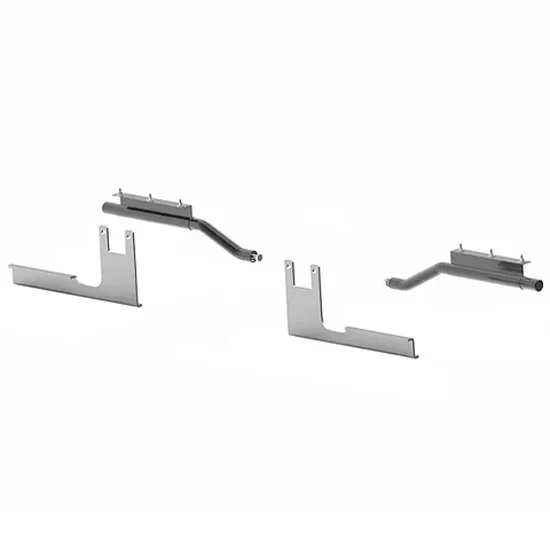 Peterbilt & Kenworth 3/8 Inch Steel Half Fender Hidden Bracket Kit For Models W/ Low Air Leaf & AG400 Suspensions