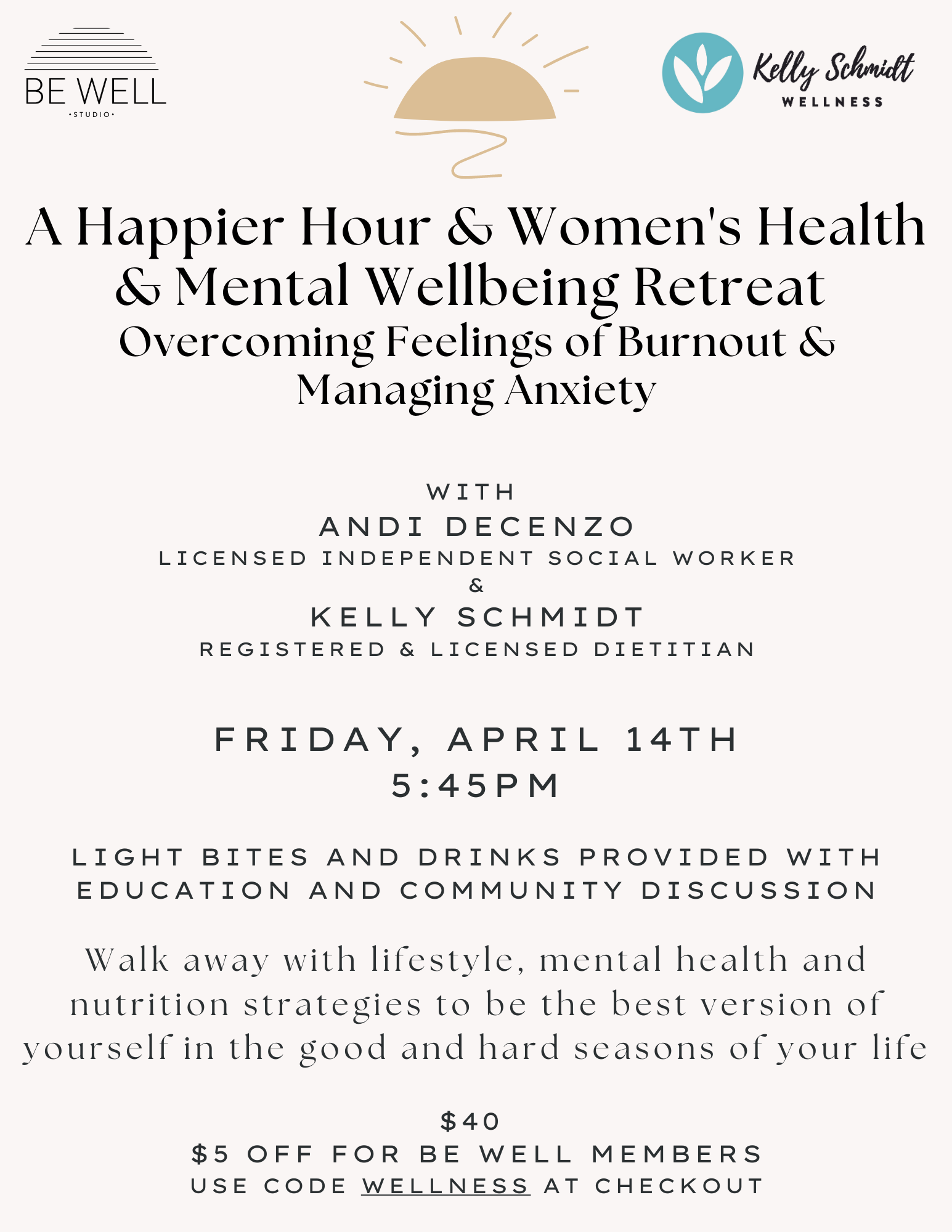 A Happier Hour Women's Health & Mental Wellbeing Retreat