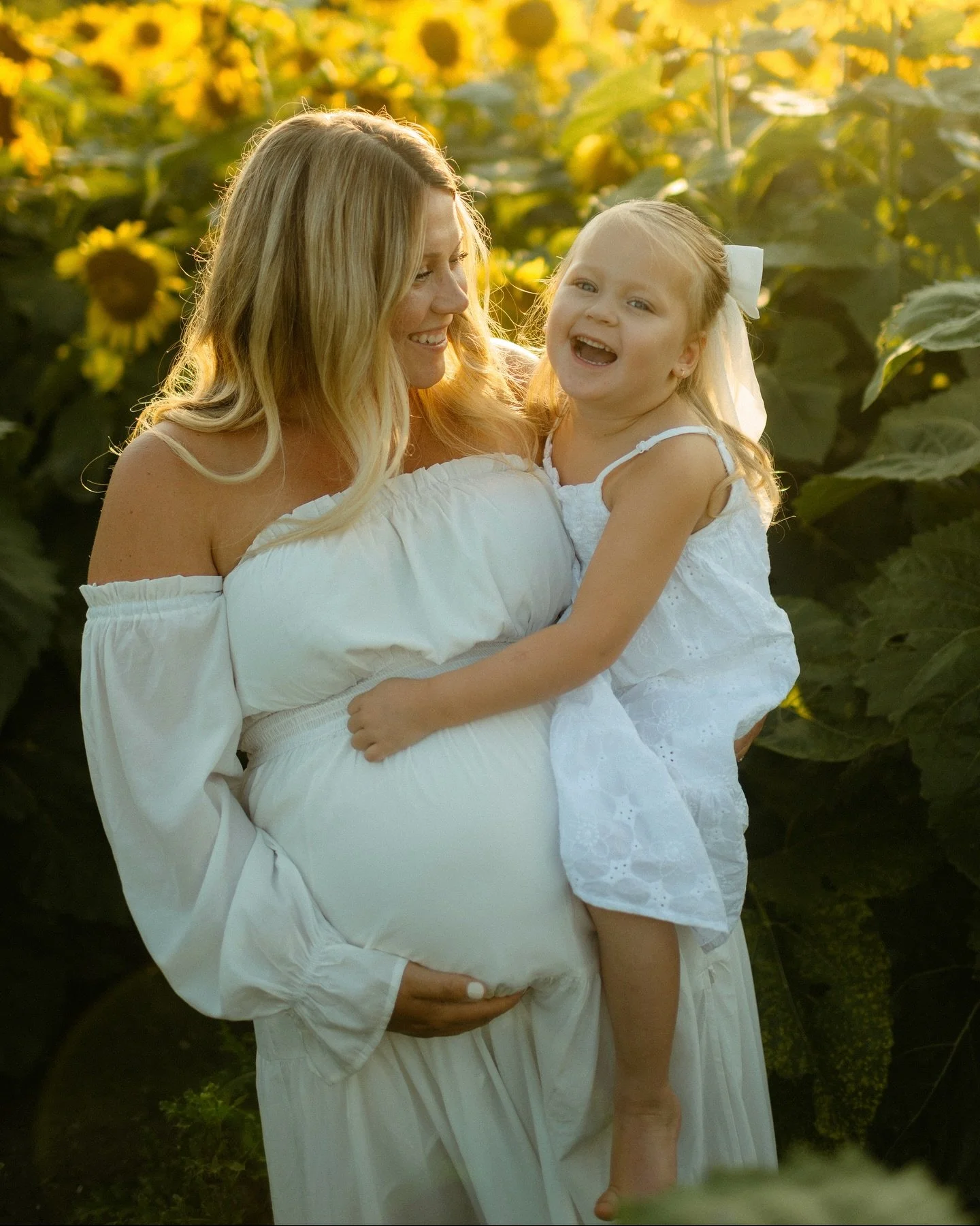 k &amp; v getting in some extra snuggles before baby sis is here ☀️🌻💛