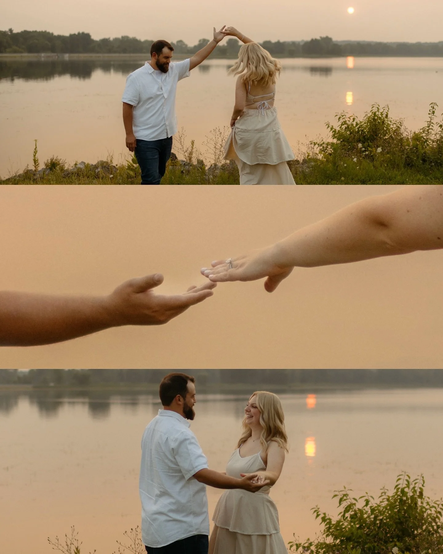 dancing in the warmth of hazy summer sunsets 🌅🧡