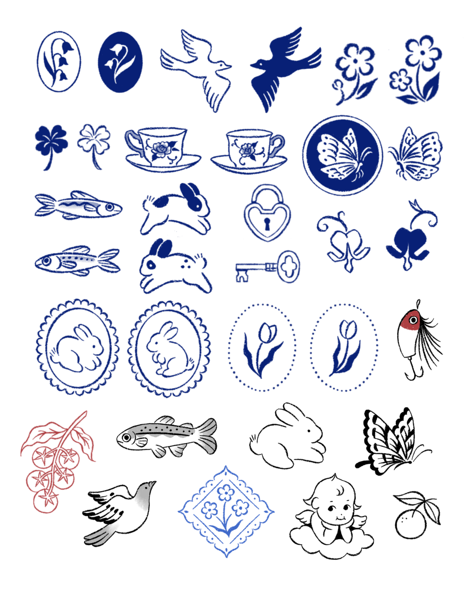 Fully repeatable flash sheet designs