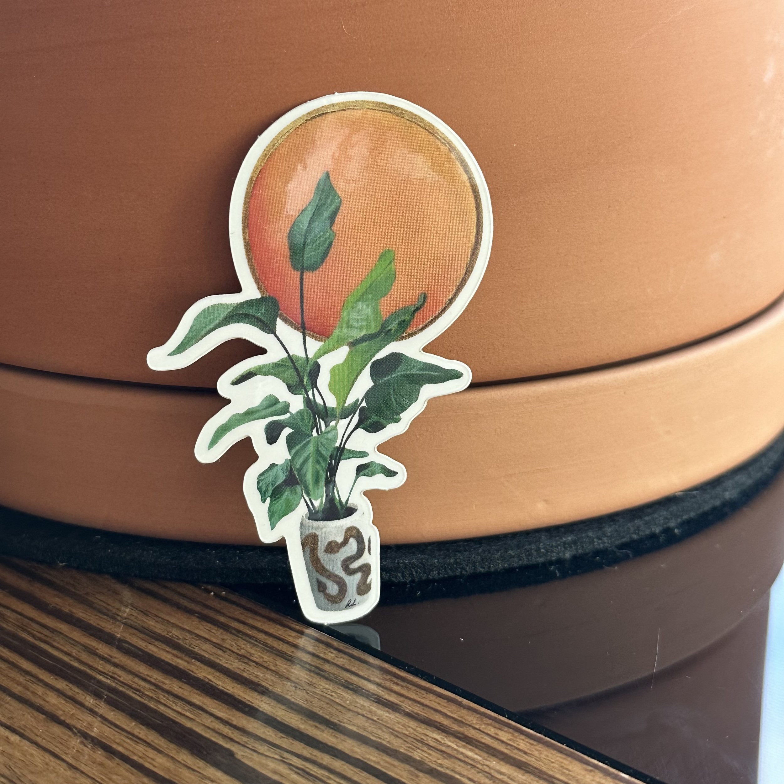 Foliage Sunset Sticker