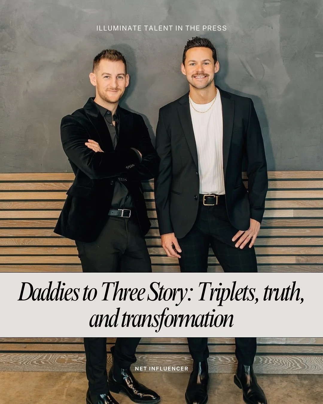 Huge congrats to our incredible creators @daddiestothree on their @netinfluencer feature! 🎉

We&rsquo;ve loved supporting Jake and Sean on their journey as they&rsquo;ve built a vibrant, authentic family brand that resonates with so many. Watching t