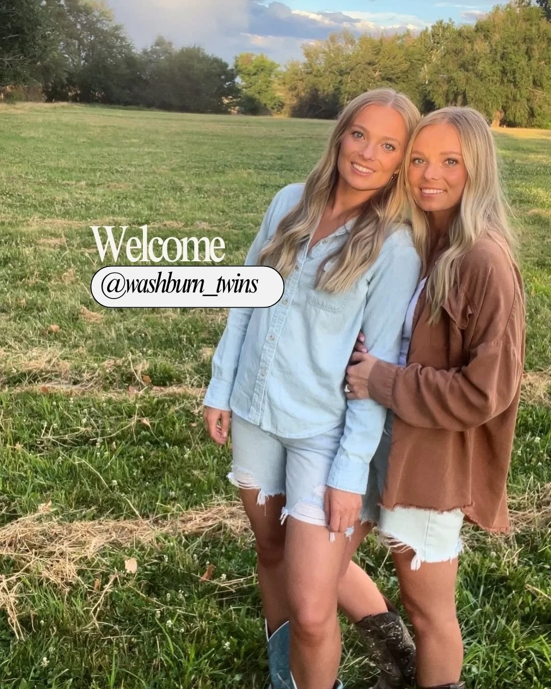 Say hi to the @washburn_twins 👯&zwj;♀️

Lindsey and Brittney Washburn are a dynamic twin duo, who are both wives and devoted mothers. The sisters, who split their time between Idaho and Arizona, are known for their humor and playful personalities. T