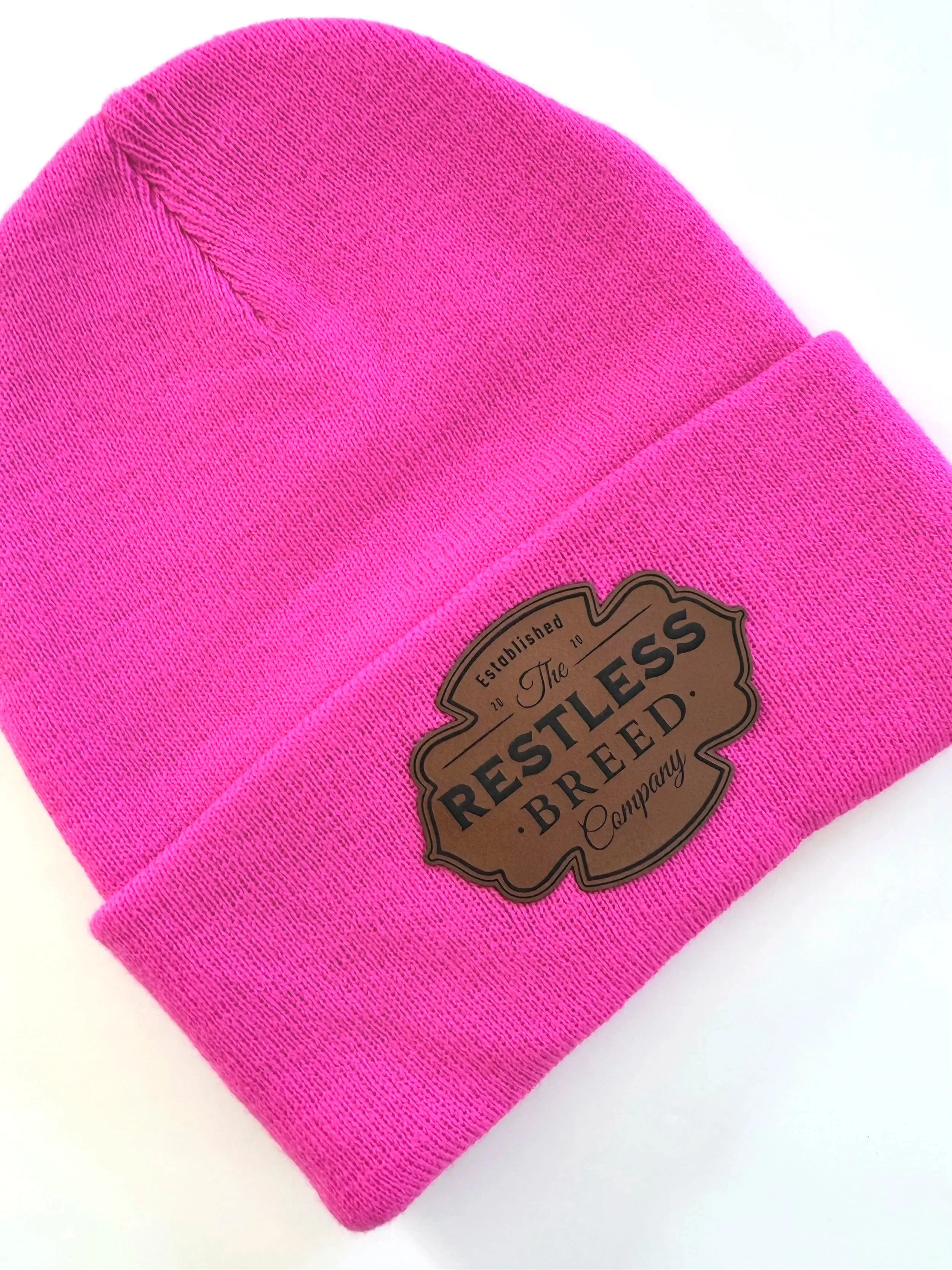 fuschia restless breed ski hat