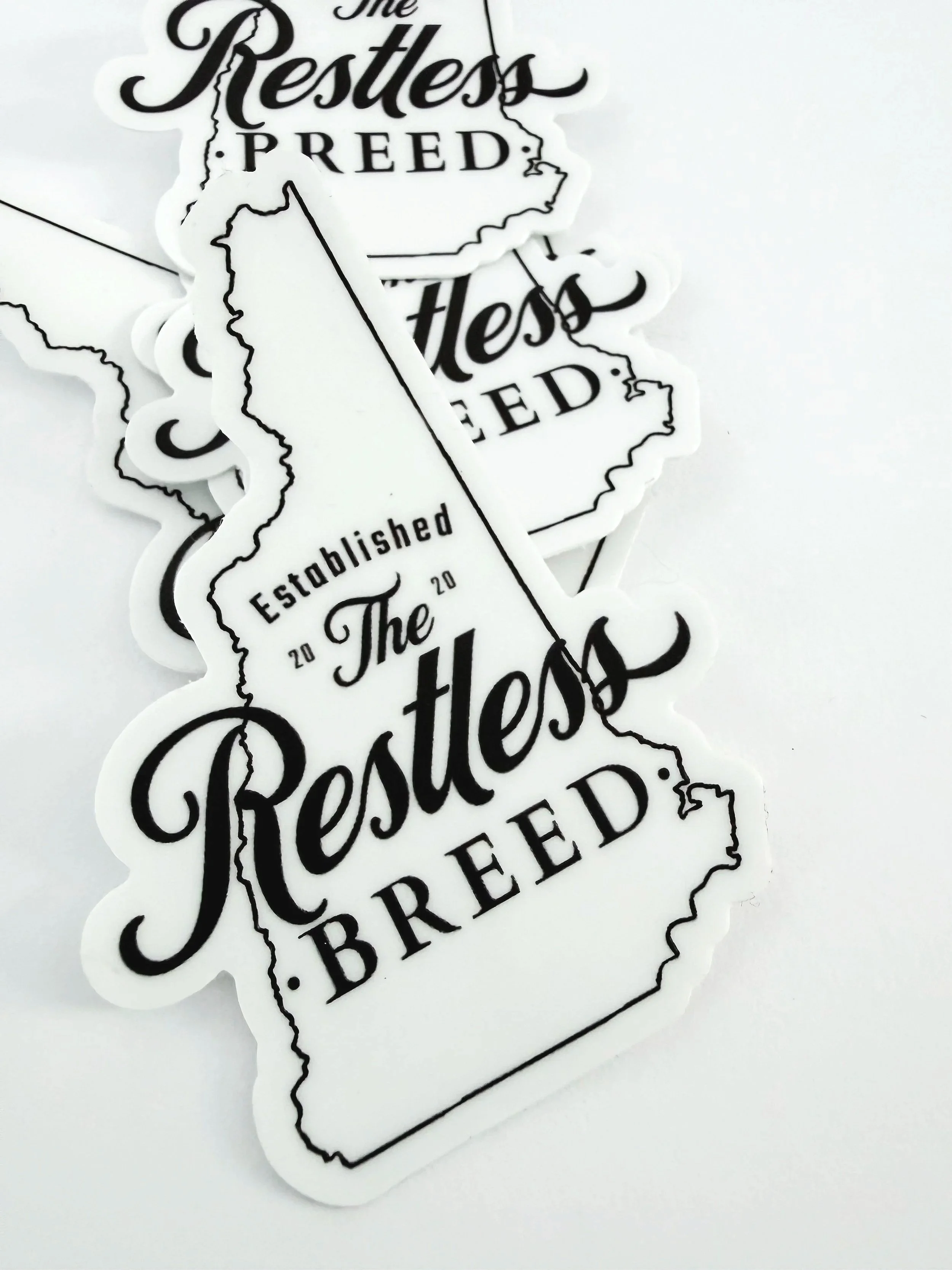 the restless breed nh sticker