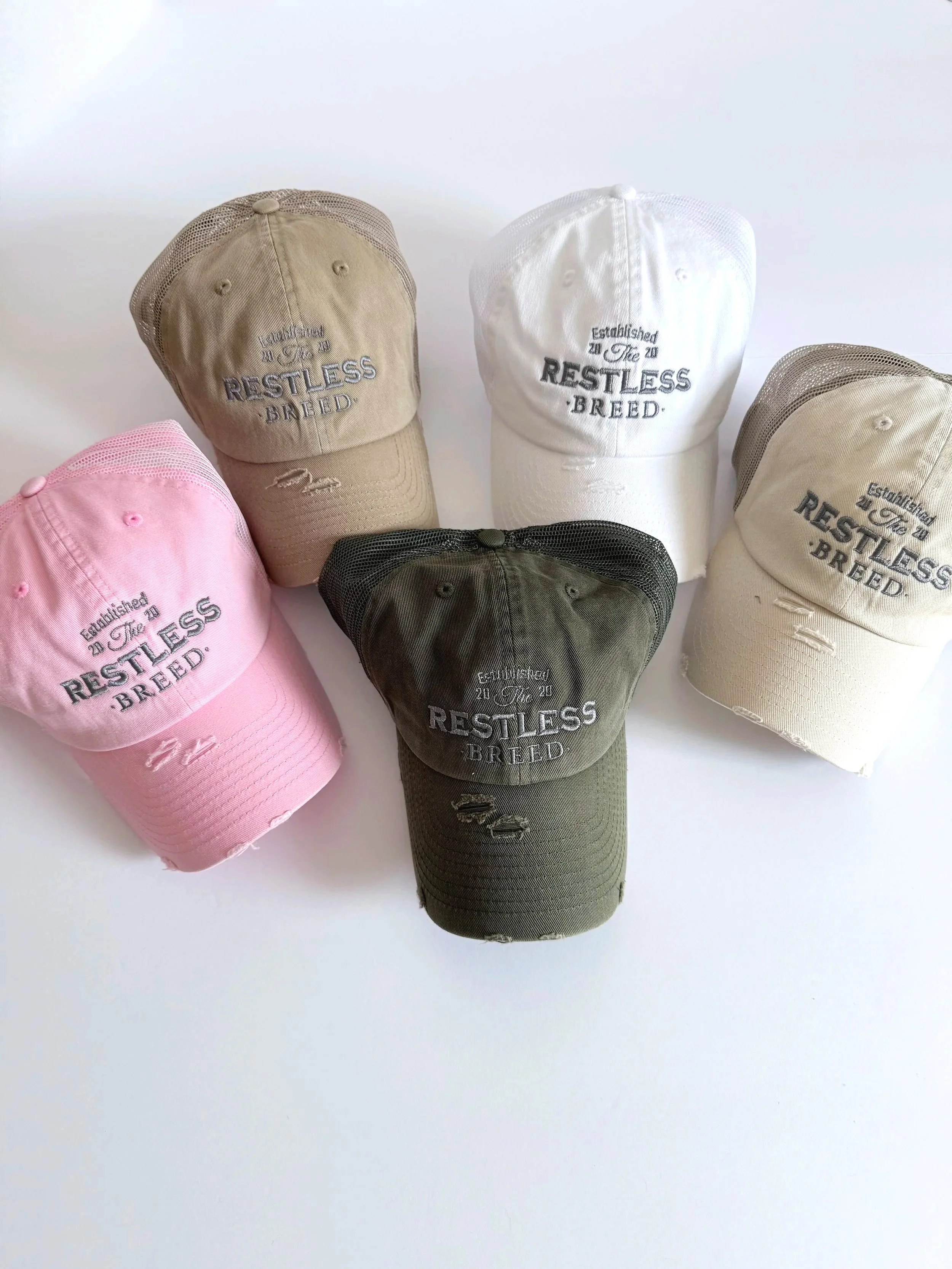 the restelss breed baseball hats