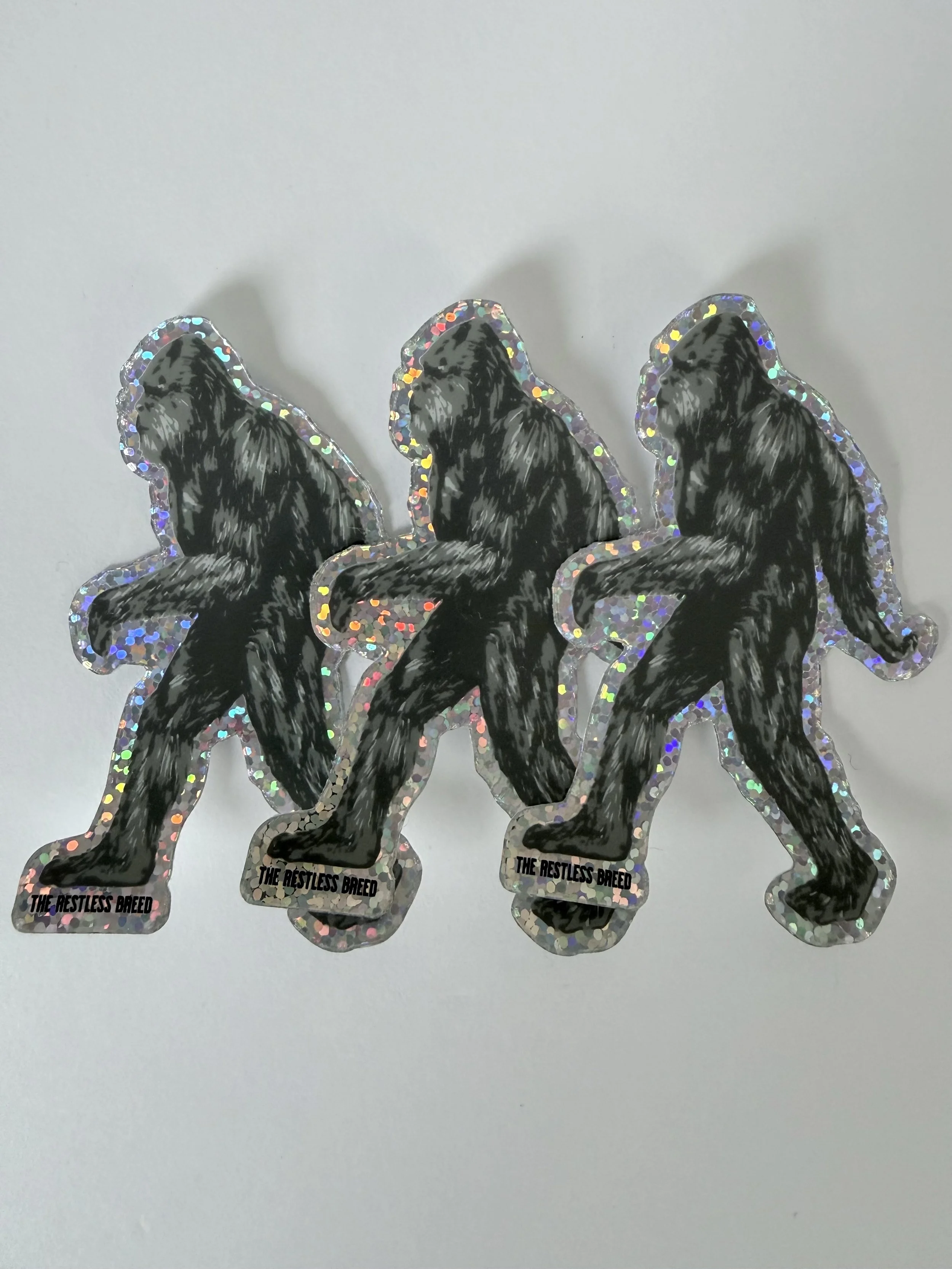 Holographic Bigfoot Sticker