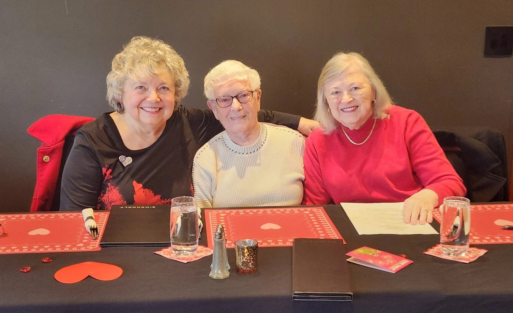 (l-r) Carol Roworth, Barbara Hill and Sandy Nazaruk