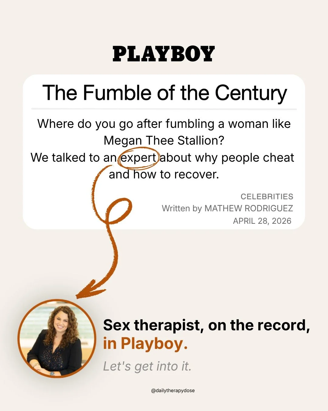 Cheating isn't about the relationship. It's about the cheater.

@mathewkrodriguez at @playboy spoke with me about the Megan Thee Stallion / Klay Thompson situation. He asked the question I wish more reporters would: not how could he, but why do peopl