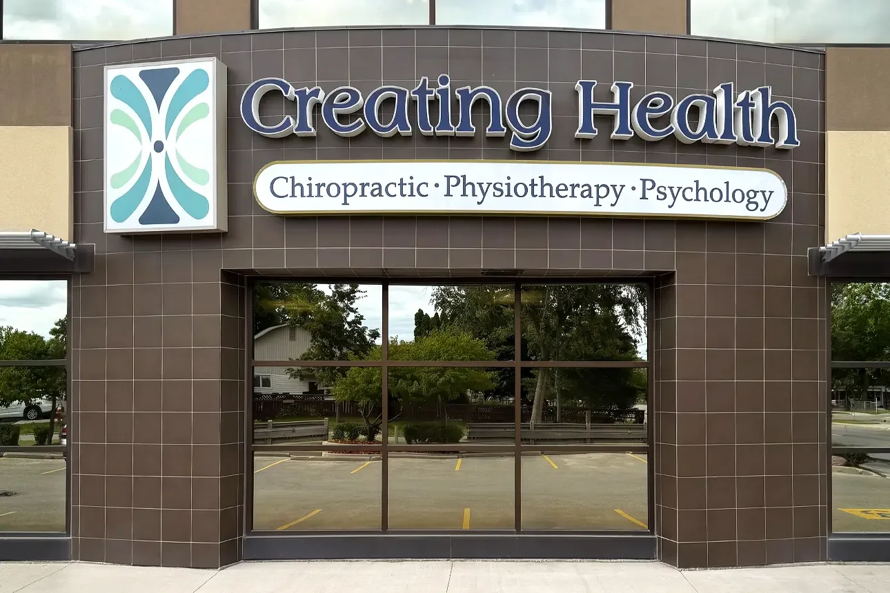 Creating Health front signage