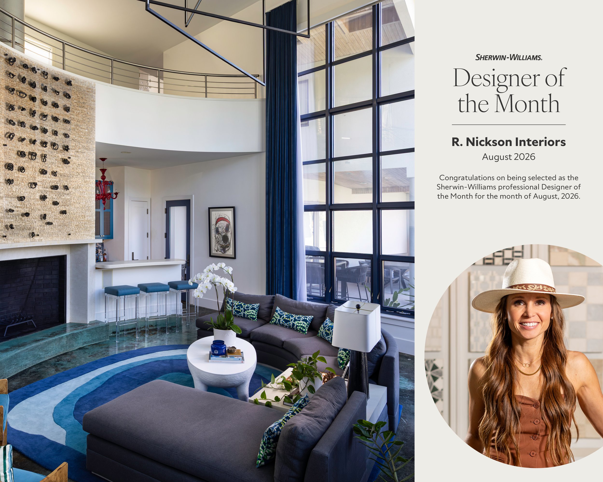 Sherwin-Williams’ August Designer of the Month: A Reflection on Color, Function &amp; Design