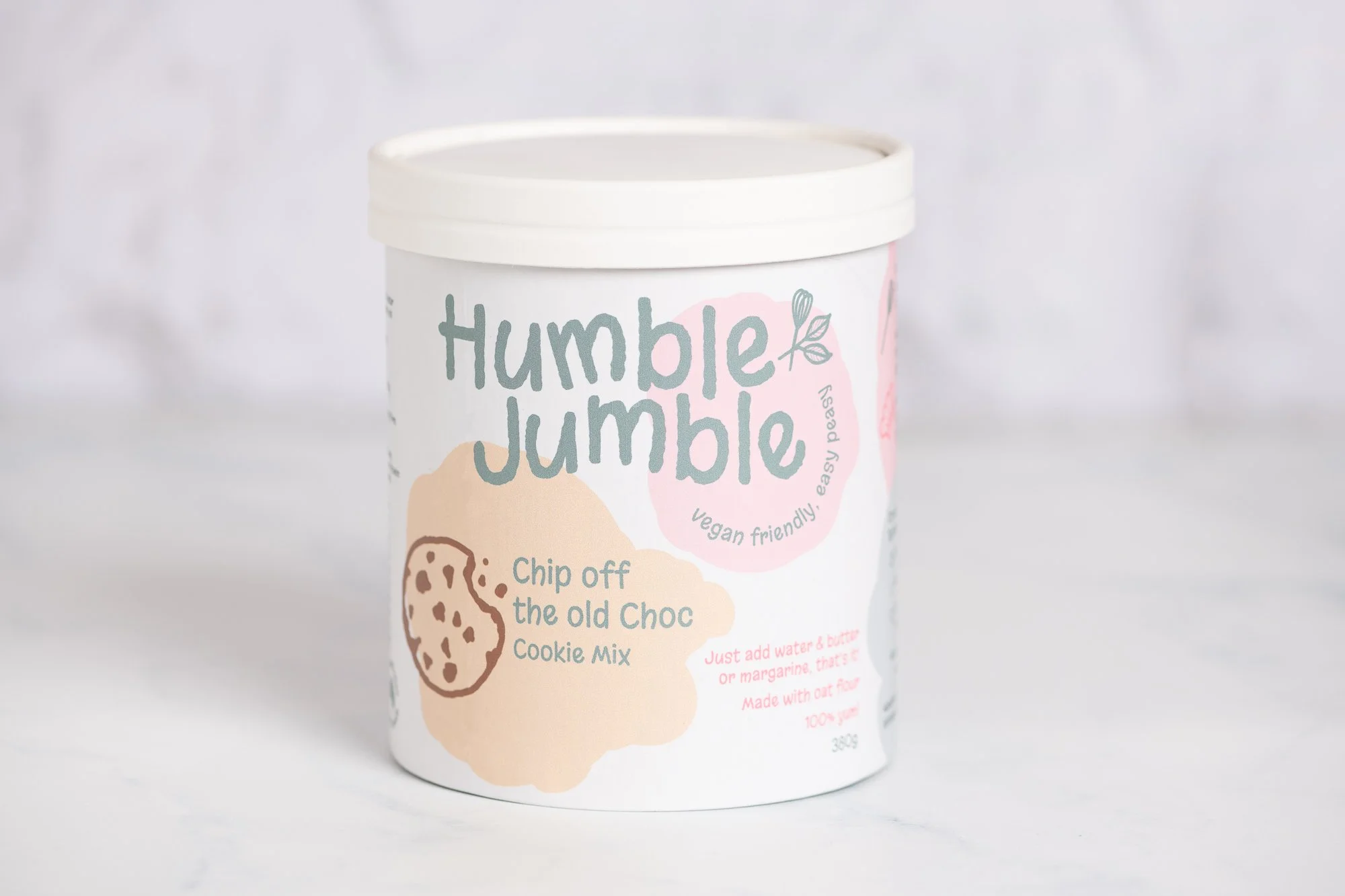 Baking Instructions Humble Jumble Vegan Choc Chip Cookie mix — Humble