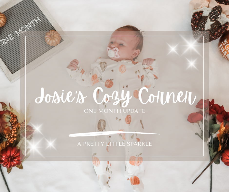 Josie’s Cozy Corner: 1 Month Update