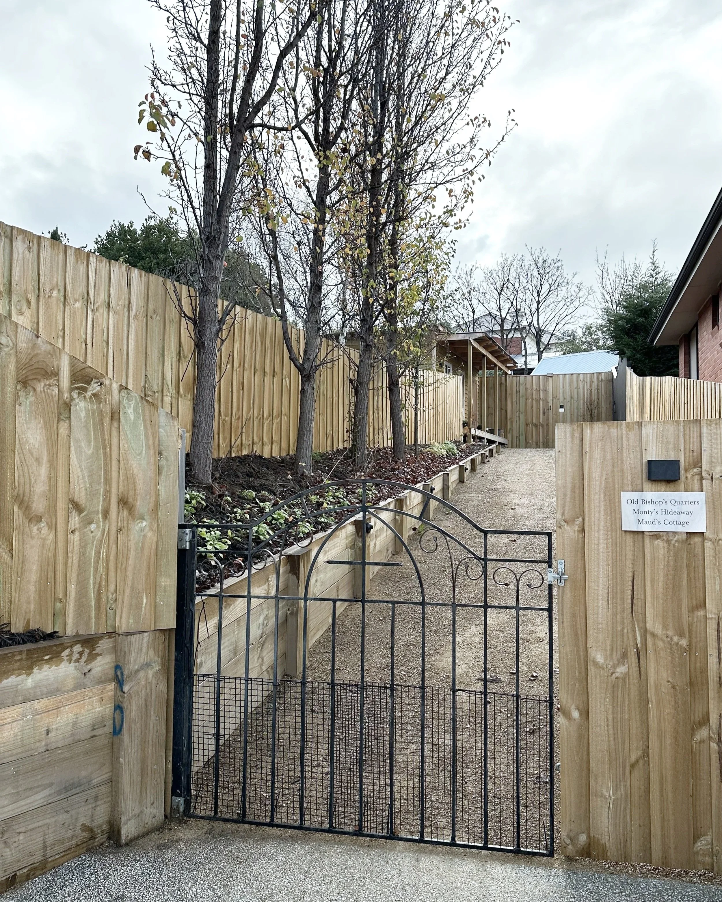 Winter Laneway Entrance