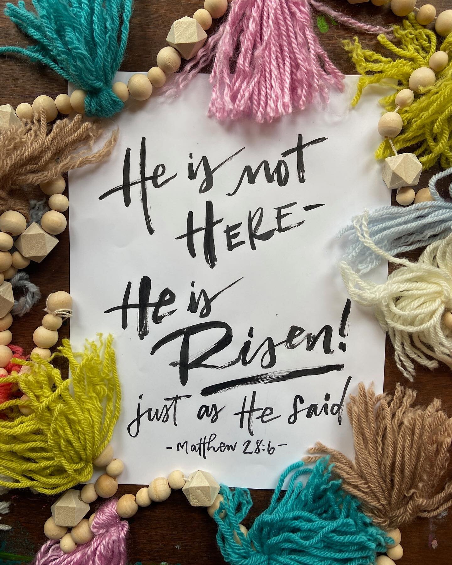 We&rsquo;re just a few days away from Easter and this is your last reminder to grab one of our He is RISEN prints!

Adorn your walls with this powerful truth for the season or leave it hanging all year round. With its neutral color palette and simpli