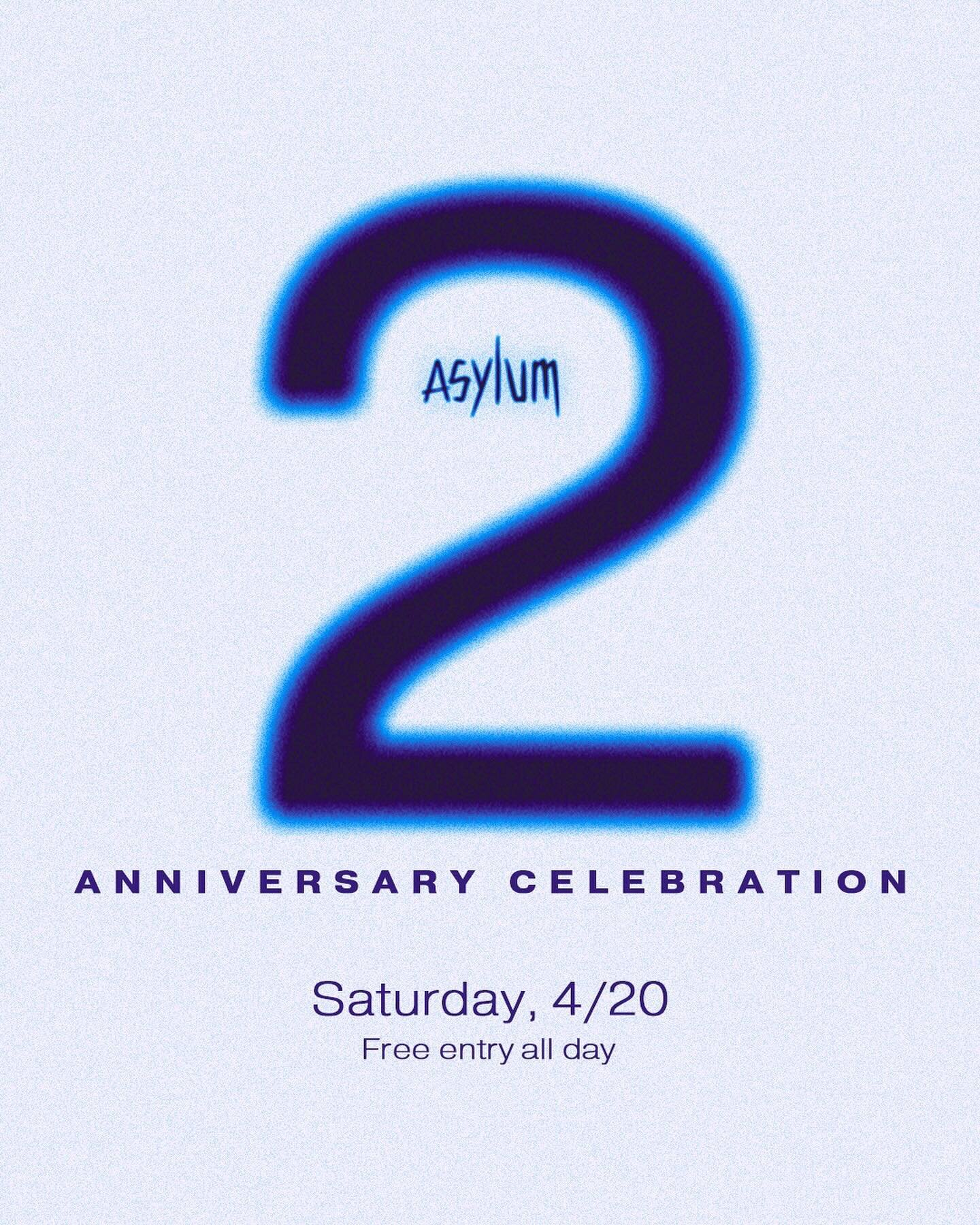 🧗🏻‼️April marks two years since we opened Asylum and it&rsquo;s been truly amazing to see the community grow. We want to celebrate our 2nd anniversary with all of you and thank you for always bringing the best vibes 🥳🥳 We&rsquo;re kicking things 