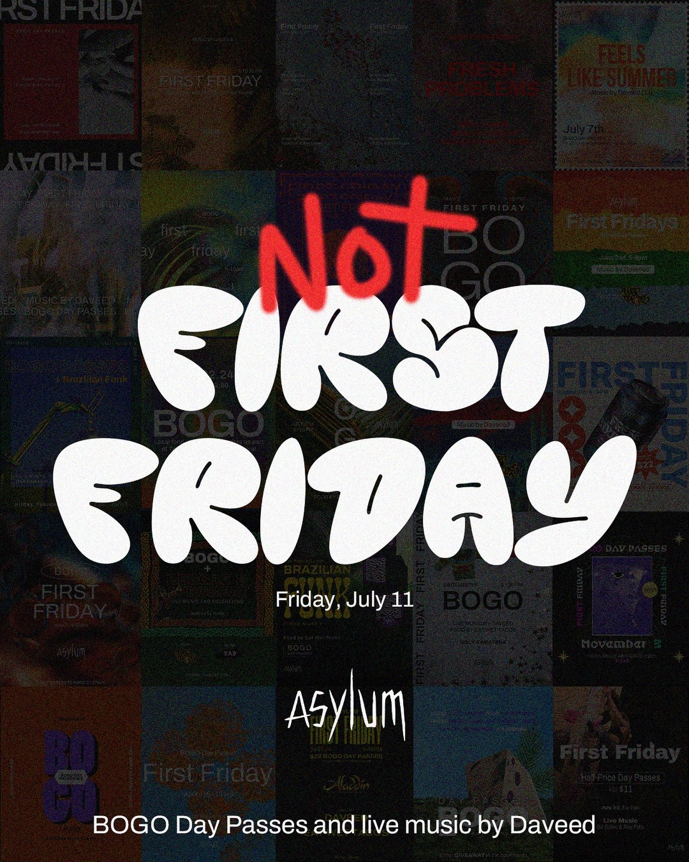 NOT First Friday July 11🔥
For more than 40 consecutive months we&rsquo;ve hosted First Fridays, rain or shine. This month happens to be on a holiday (we are closed on July 4th) so we&rsquo;re going to push it to the following week, July 11. We hope 