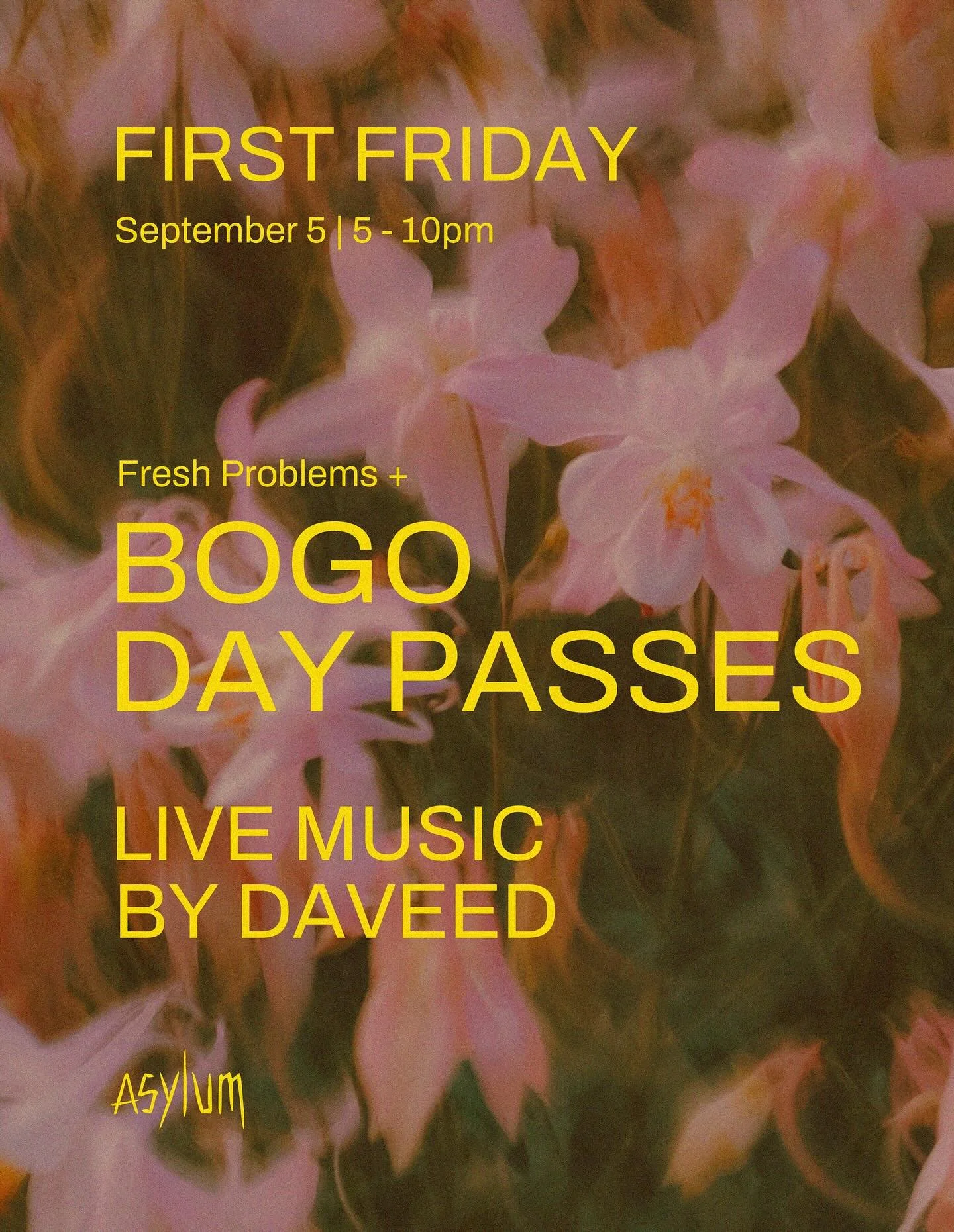 Fresh climbs. Live music. Good vibes.

Join us this Friday for our monthly community event&mdash;new problems for every level while Daveed supplies the soundtracks to keep the energy high.

Buy one day pass and get a second free to share with a frien