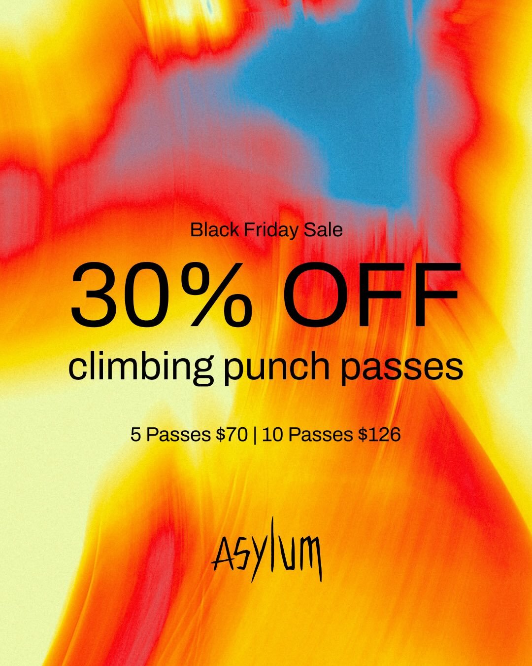 Black Friday sale starts today 🦃 Save big on punch passes and 3-month memberships. Get 3 months of unlimited access for as low as $100. Head to our link in bio to snag these deals before it&rsquo;s too late! Sale ends December 1.