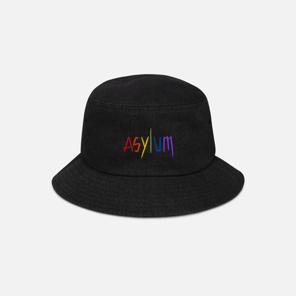 Asylum Pride Denim Bucket Hat