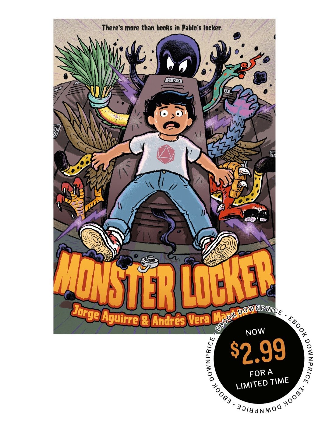 Read the ebook, MONSTER LOCKER BOOK 1 for $2.99! Only until 3/31&mdash;Check it out: https://bit.ly/4tSqdCT READ IT BEFORE BOOK 2 COMES OUT IN APRIL! @avm_draw @01firstsecond