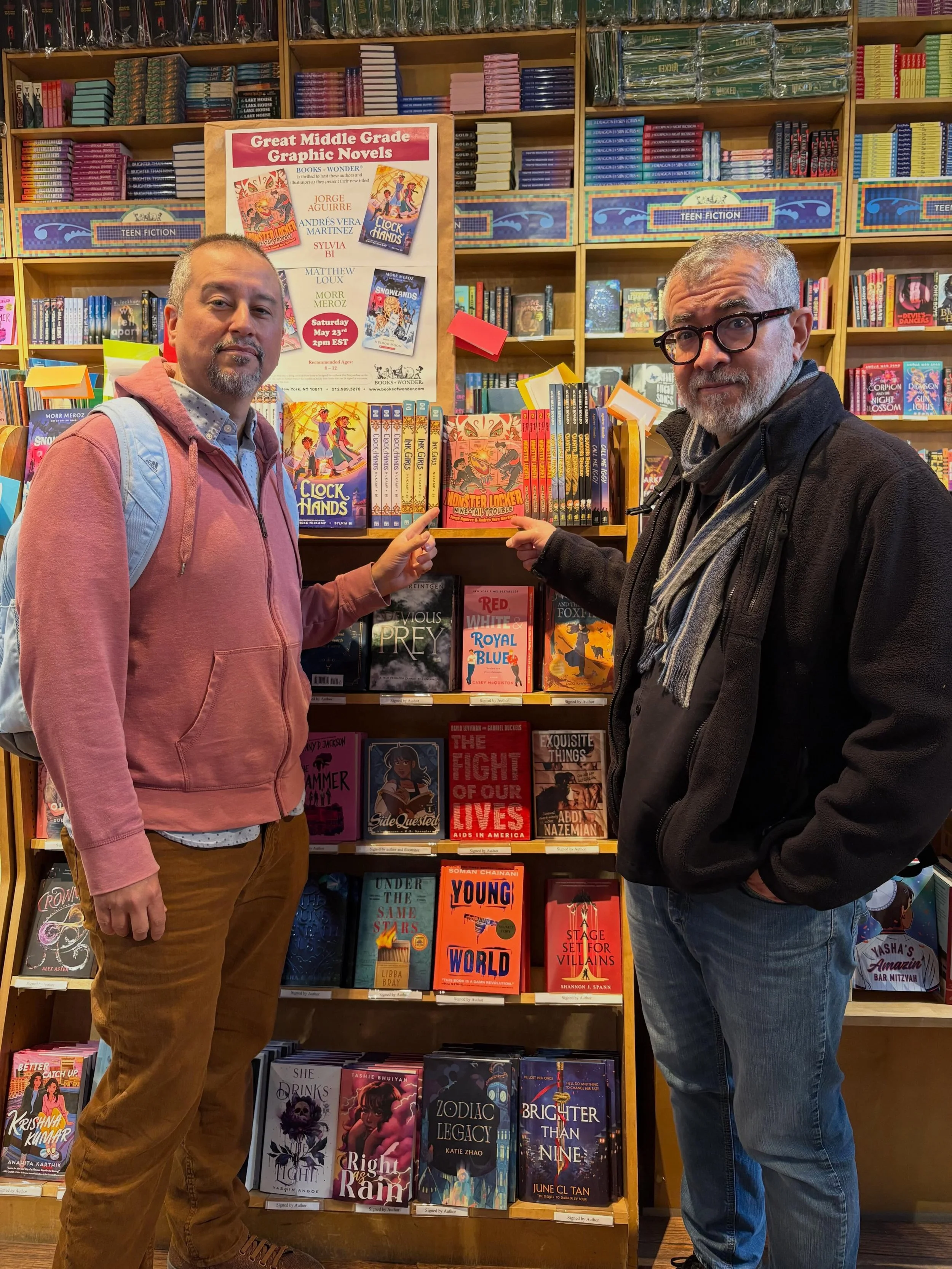 Monster Locker Book 2: Nine-Tail Trouble in the wild @booksofwonder NYC. Have you read it yet ? @01firstsecond t