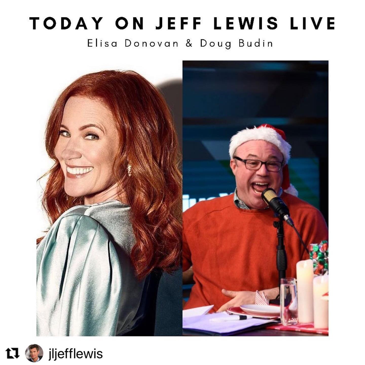 Always BIG FUN on @jljefflewis #JeffLewisLive 😂😍 #Repost @jljefflewis with @make_repost
・・・
All new Jeff Lewis Live at 9am PT with @reddonovan and @dougbudin on @radioandysxm Channel 102
