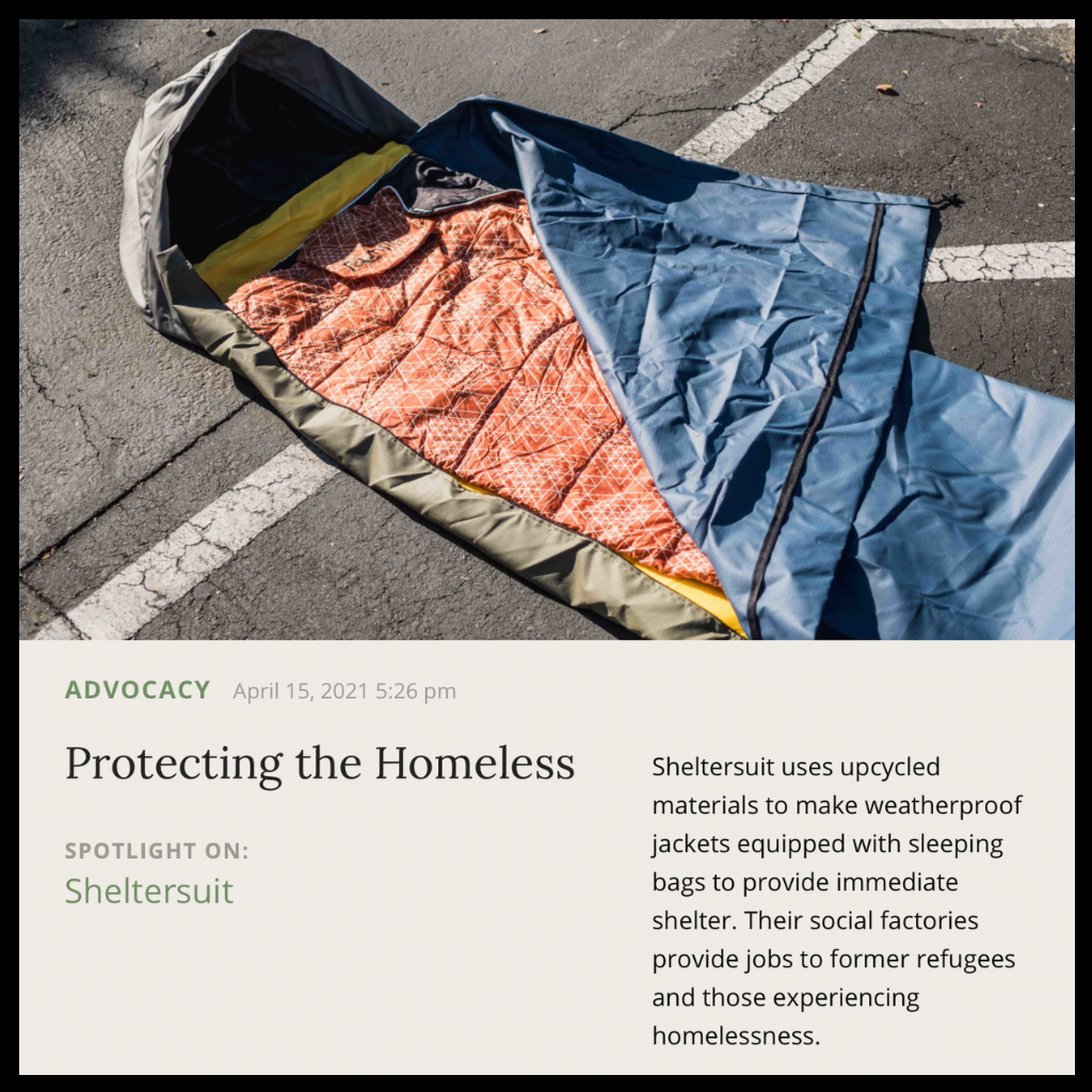 Musings | April 2021 | Sheltersuit