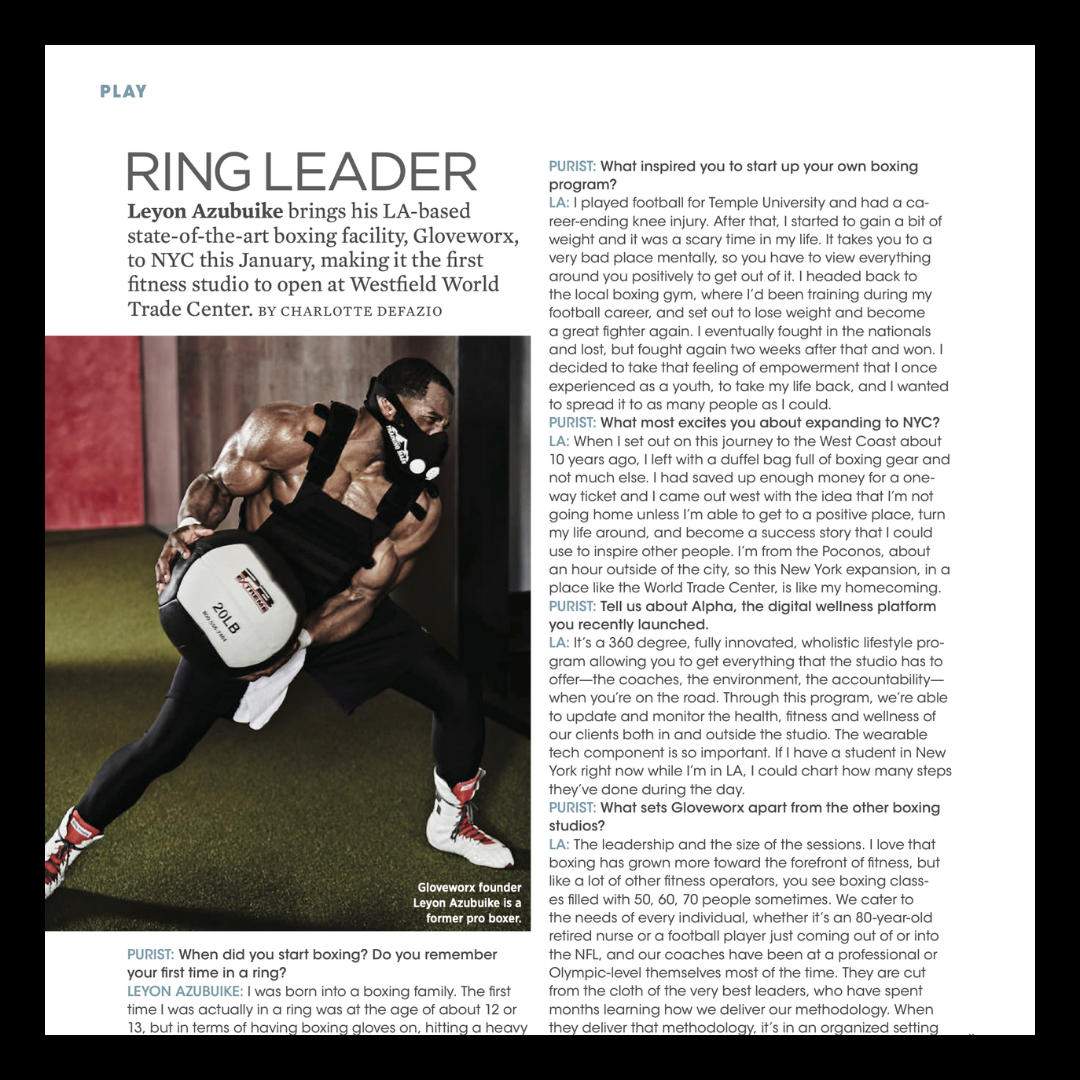 Purist | Winter 2018 | Gloveworx