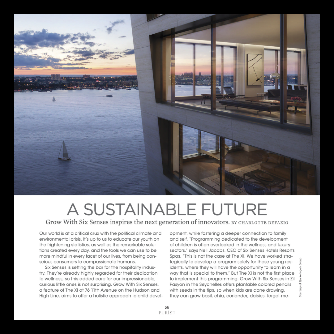 Purist | Fall 2019 | Six Senses