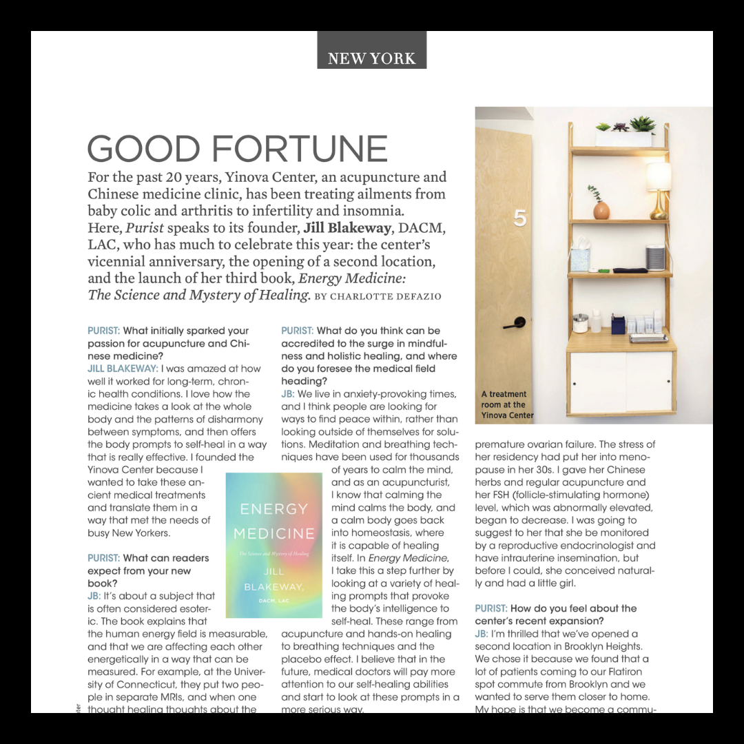 Purist | Spring 2019 | Yinova Center