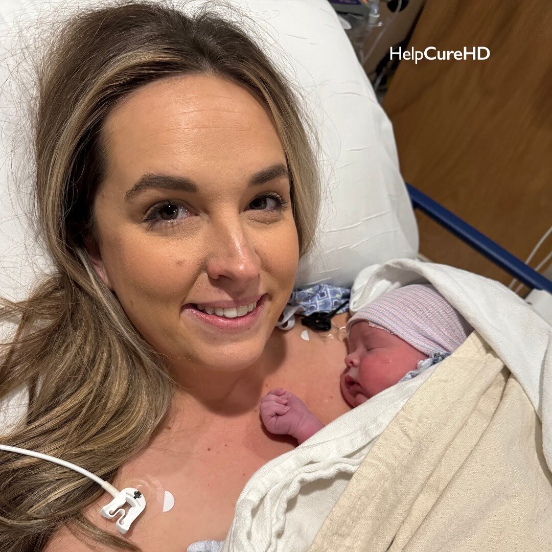 So grateful to welcome John David Humphreville, another HD-free miracle baby. 💙 

#hdfree #givingthedream #hchd #athletesandcauses