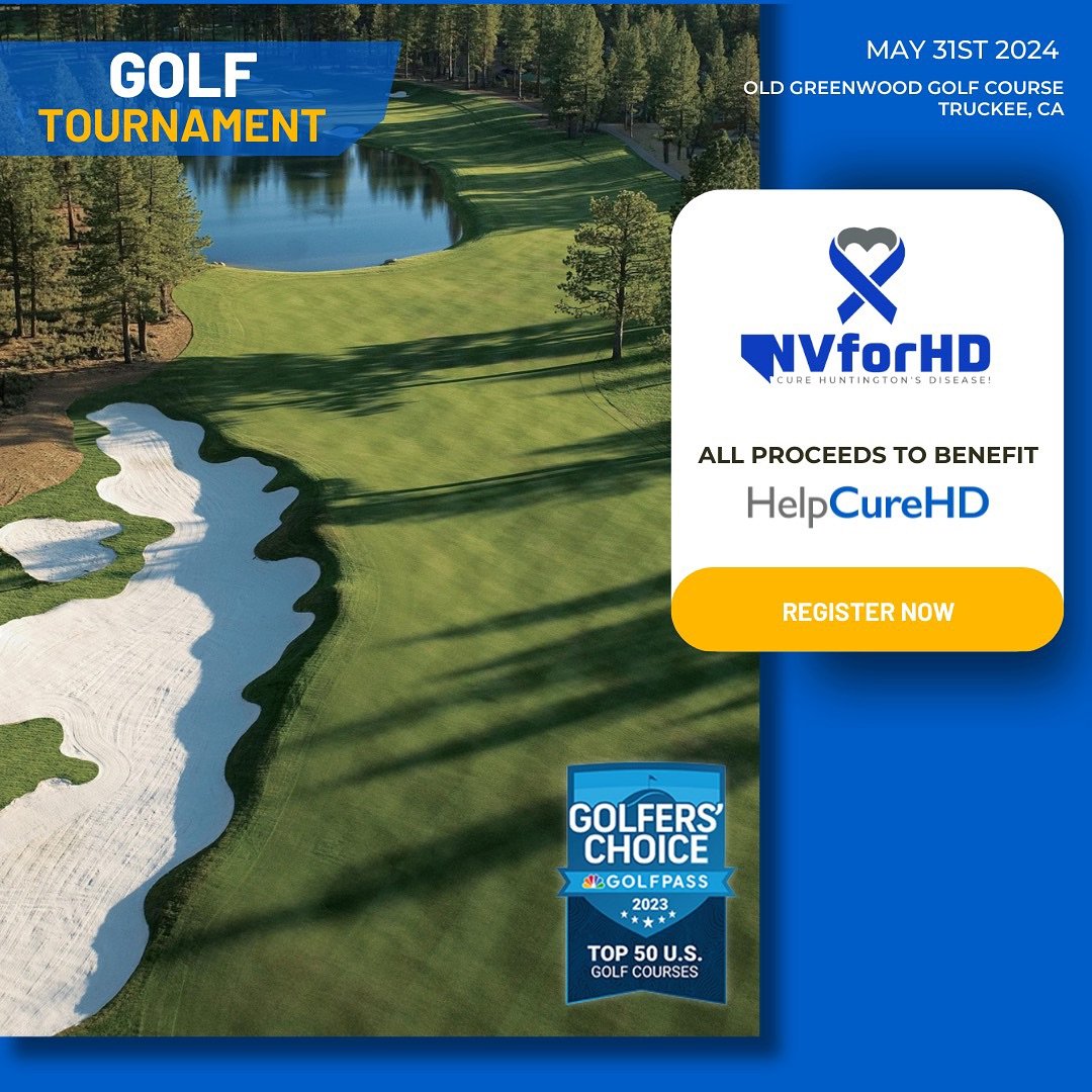 ⛳ Join us in Truckee, CA, for a community event on the green! We&rsquo;re excited to announce a third-party golf event benefiting HelpCureHD. Your swing can make a difference in changing the future of Huntington&rsquo;s disease for families at risk. 