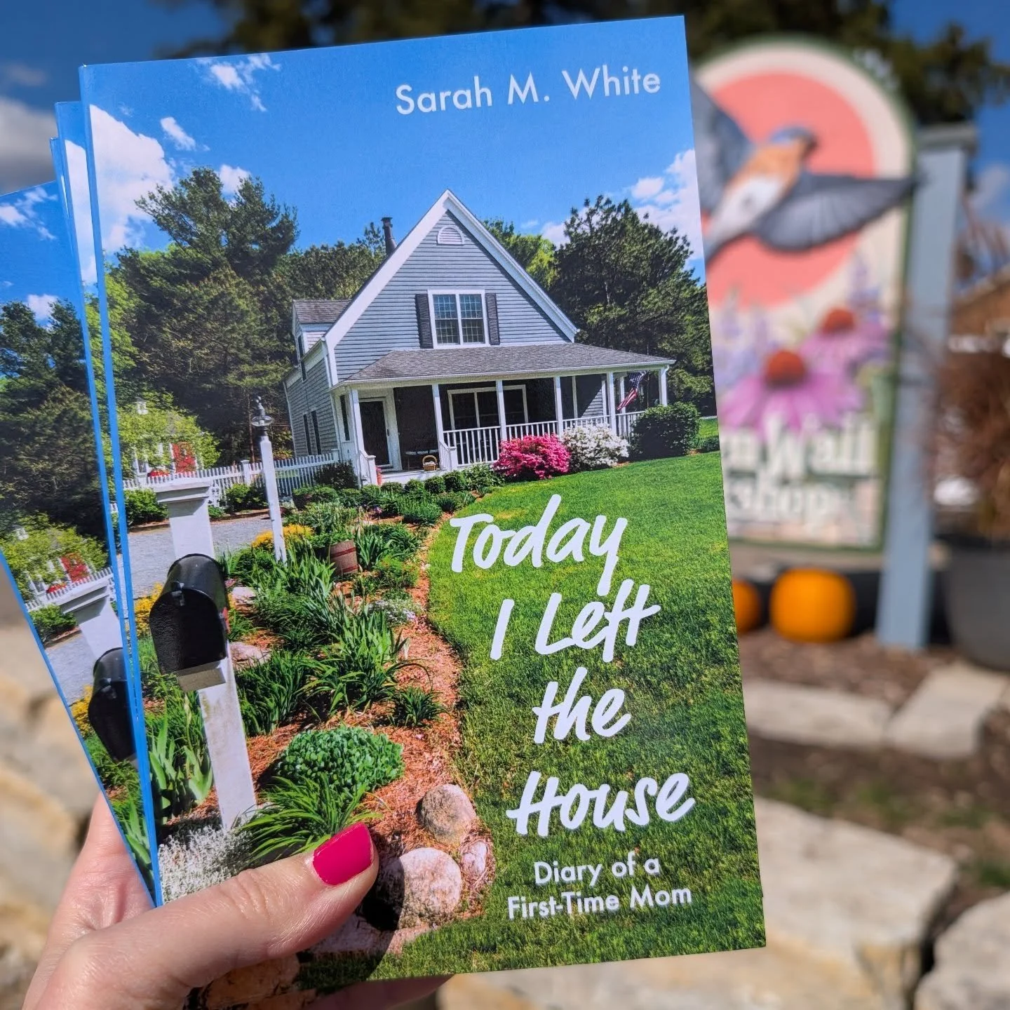 Five of these beauties are in stock at @gardenwallbookshop in Verona, WI. So grateful for partnerships with independent bookstores. Thank you for supporting local authors like me π