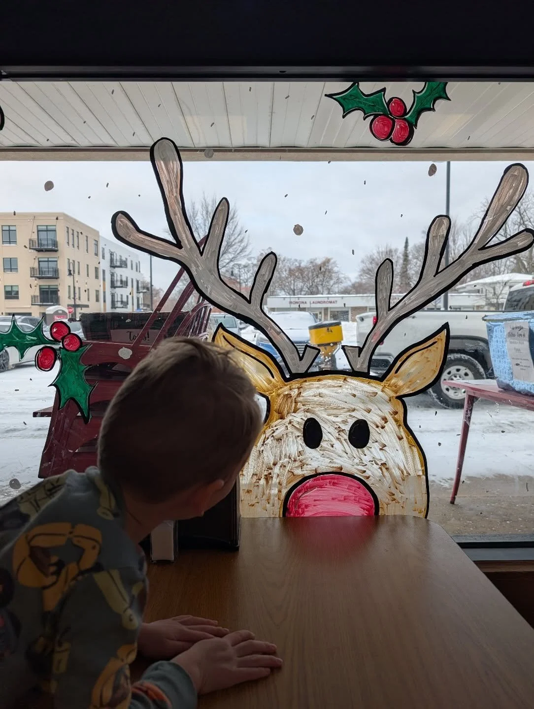 Snow day breakfast date